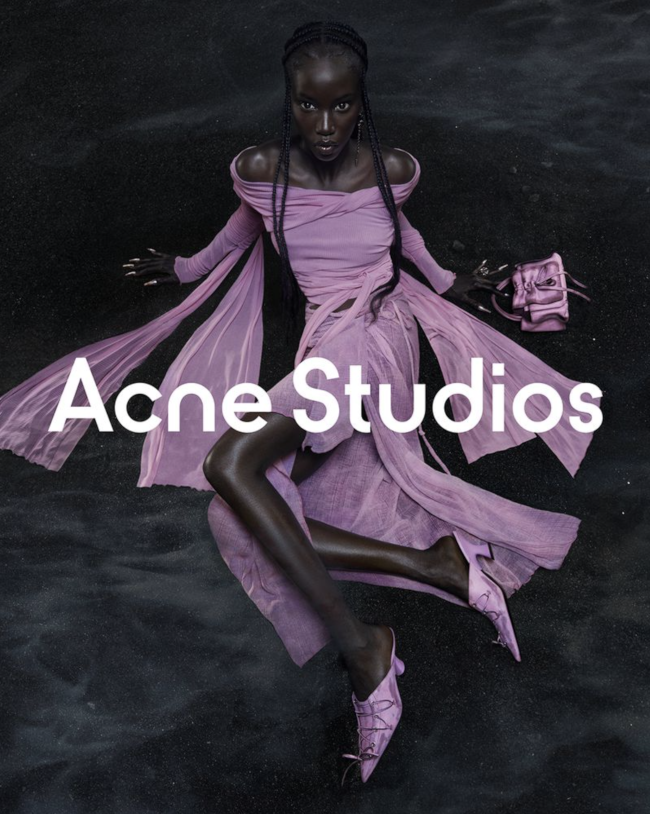 Anok Yai Stars In Acne’s Fall 2023 Campaign. Images By