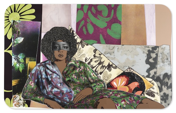 All About Love: Mickalene Thomas Painting Covers Juxtapoz Magazine On