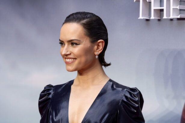 Wardrobe Breakdown: Daisy Ridley Black Latex Dress At Disney’s ‘young