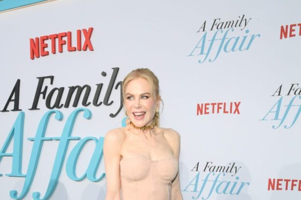 Wardrobe Breakdown: Nicole Kidman Pink Strapless Dress At A Family