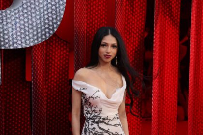 Celebrity Style: Saleka Shyamalan White Gown At The Trap Premiere